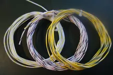 3 X 15ft - 16 Awg Stranded Mil Spec 600V Silver Plated Copper Teflon/PTFE Wire