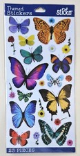Butterflies Sticker sheet. Sticko