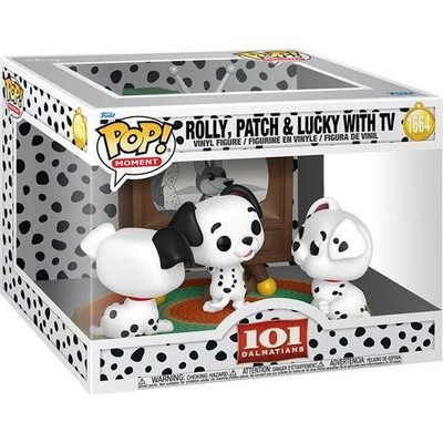 Funko Pop! Moment 1664 - 101 Dalmatians - Rolly, Patch, & Lucky with TV Vinyl