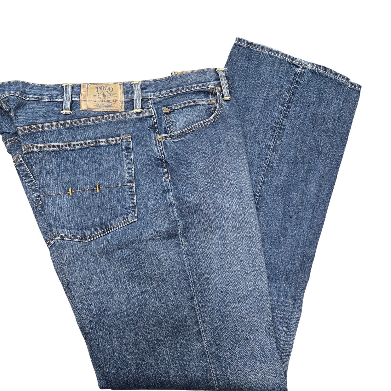 Polo Ralph Lauren 15941 Jeans Mens 40T/36 40x36 Big & Tall Straight VTG