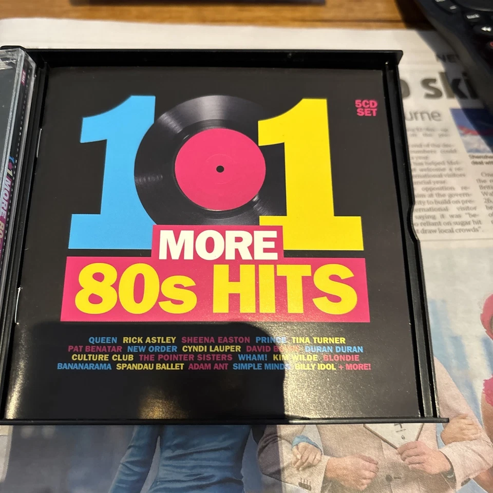 101 More 80s Hits 5 CD L/new ‘09 New Wave Pop Rock Compilation Queen David Bowie - Image 3 of 4