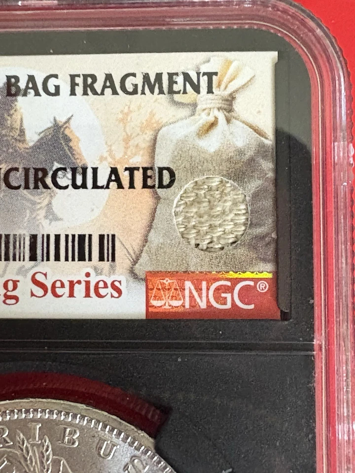 1883 CC Carson City Silver Dollar Original Bag Fragment Brilliant Uncirculated - Image 4 of 4