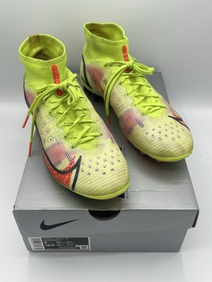 Nike Mercurial Superfly 8 Elite AG Gelb Neon Rot EU 42.5