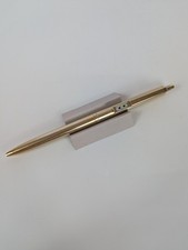 Vintage Double Heart Paper Mate Pen Gold Tone Metal Slim Profile Made in USA