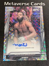 2026 Topps Chrome UFC Geometric #BAV-MJ Montel Jackson Auto Bantamweight