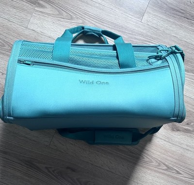 Wild One Pet Carrier for Dogs Travel 11 x 17.5 x 10 in Spruce Green Color