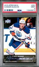 Connor McDavid 2015-16 Upper Deck Series 1 Young Guns Rookie Card #201 PSA 10. rookie card picture
