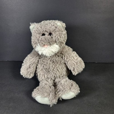 TY Attic Treasures Kit the Cat Plush Gray Kitten  8'' Stuffed Animal Toy Kitty