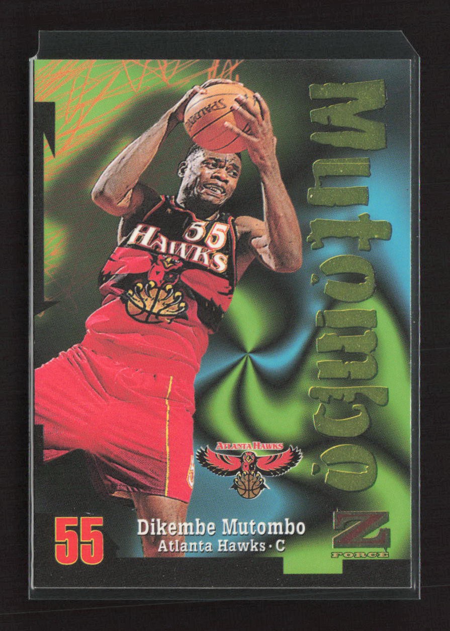 1997-98 SkyBox Z-Force #55 Dikembe Mutombo Atlanta Hawks