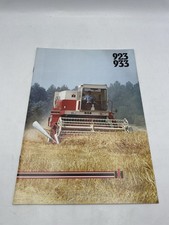 International Harvester Mähdrescher 923 933 Prospekt Landwirtschaft Sammler Alt