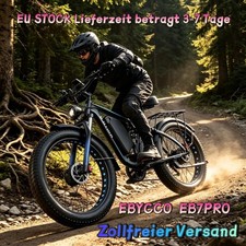 E-Mountainbike 26Zoll Elektrofahrrad,23AH Doppelmotor E-Bike,52V EBYCCO …