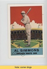 1977 Dover Classic Baseball Cards Reprints Al Simmons (1933 DeLong) HOF READ 0f8