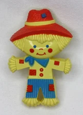1973 Avon Solid Perfume Fragrance Glace Pin Pals Peter Patches Scarecrow