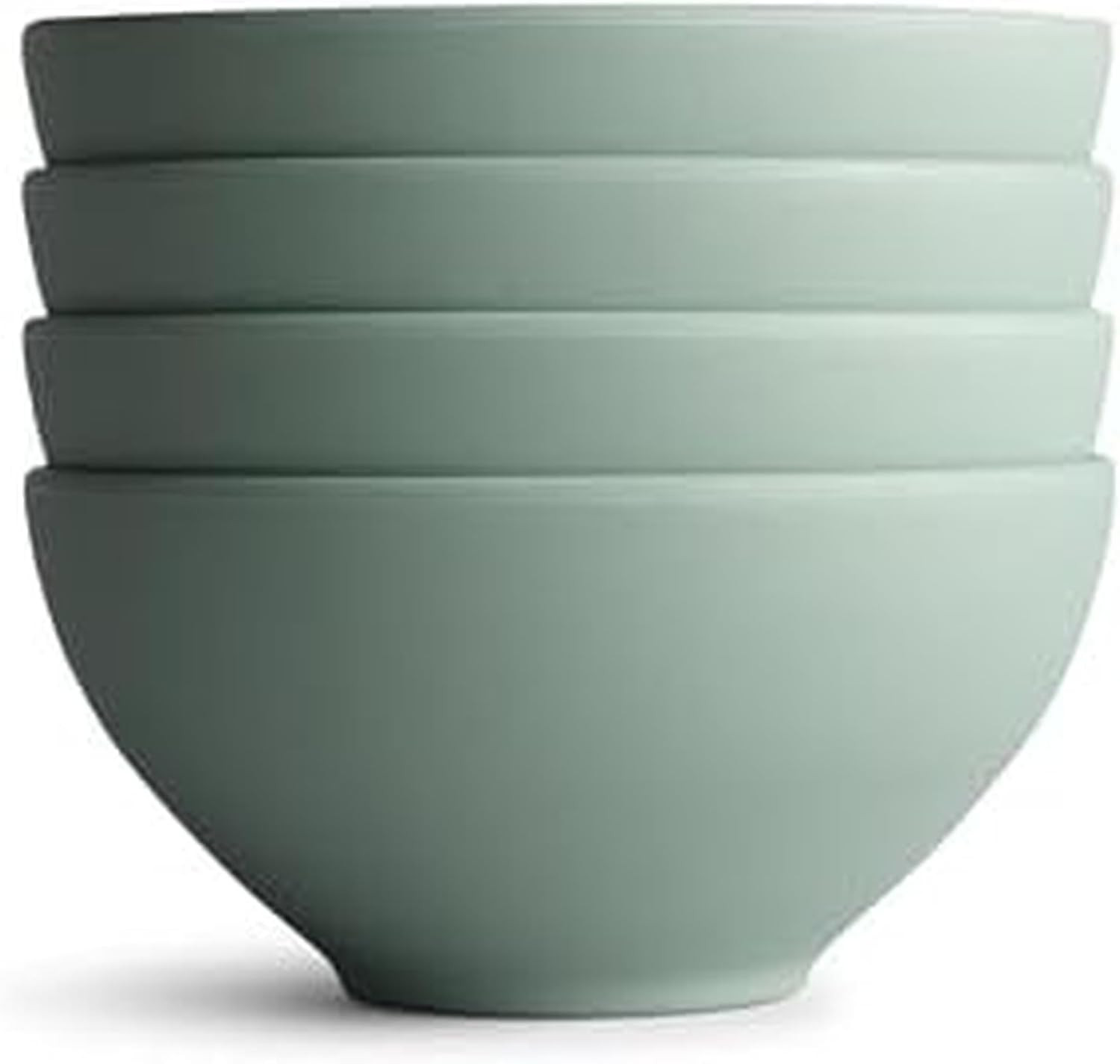 Outdoor Set of 4 Unbreakable Lightweight Small Bowls, Plant 