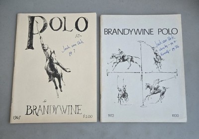 Brandywine Polo Club Vtg Catalog Books 1967/1972 Old Money Equestrian Horses HTF