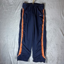 Vintage Nike Pants Mens Medium Blue Orange Wi...