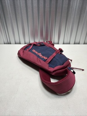 NEW Patagonia Atom 8L Sling Backpack Maroon/Navy Outdoor Hiking