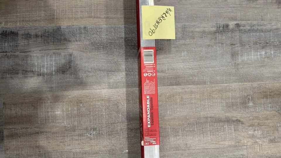 Milwaukee MLXPM78 48 in. to 78 in. REDSTICK Expandable Magnetic Box Level - Image 2 of 4