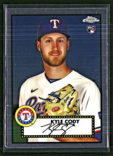 2021 Topps Chrome Platinum Anniversary Kyle Cody RC # 117 Base