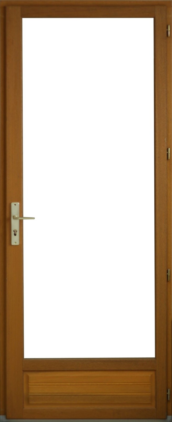 Porte fenêtre bois 1 vantail H205 x L80 tirant droite pour isoler un flux d'air froid