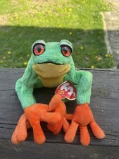 Panama the Tree Frog Stuffed Toy TY Beanie Baby 2002 Release