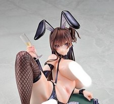 Sexy Hentai Originale Anime Casino Bunny Figura Scala 1/6 PVC Da Collezione Giappone