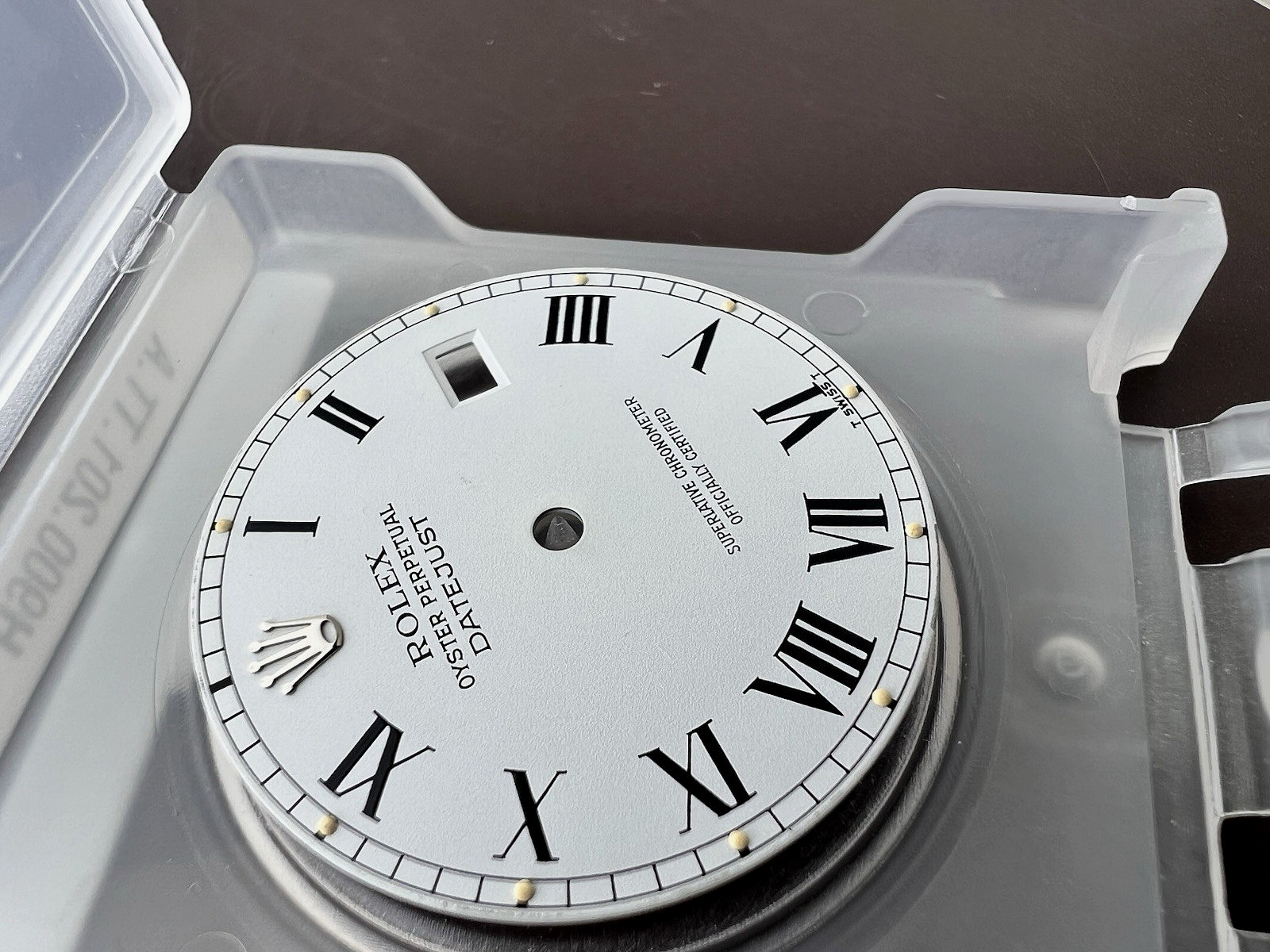 Rolex Dial DATEJUST WHITE ROMAN ORIGINAL RARE  REF:1603 36mm 28m Swiss MADE EXCE image 8