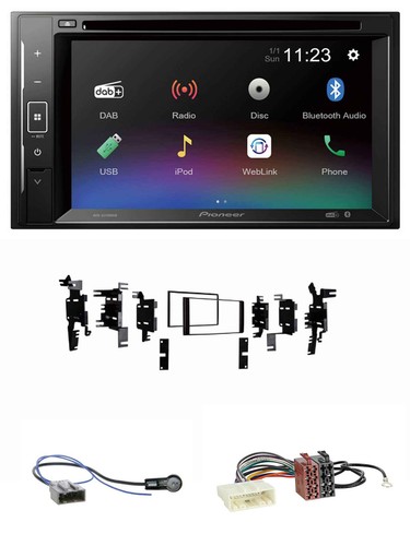Pioneer Bluetooth MP3 USB 2DIN DAB DVD Autoradio für Nissan Tiida Versa C11 2007 - Bild 1 von 8