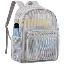 "Heavy Duty Mesh Backpack for School, Swimming, Work Outdoor Use"