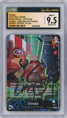 Usopp (Parallel) graded CGC 9.5 for sale on eBay