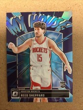 2024-25 Optic Reed Sheppard Purple Holo My House #18 RC Houston Rockets