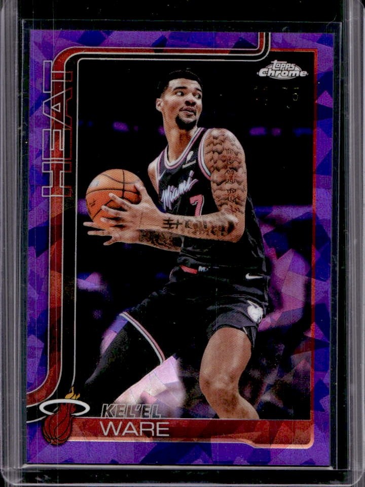 2025-26 Chrome Update Sapphire Kel'el Ware Purple Refractor /75