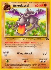 Pokemon Aerodactyl (16/65) Fossil HP