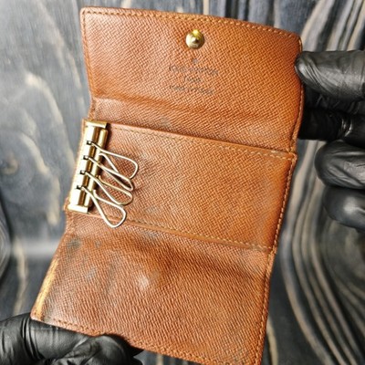 Louis Vuitton Monogram Schlüsselhalter Vintage LV Key Holder 778