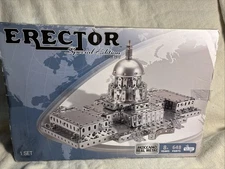 Erector Meccano Metal Construction Set US Capital Hill Building 648 Sealed Bags