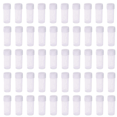 5Ml Plastic Test Tubes Small Bottle Vial Storage Vial Storage Container for Lab
