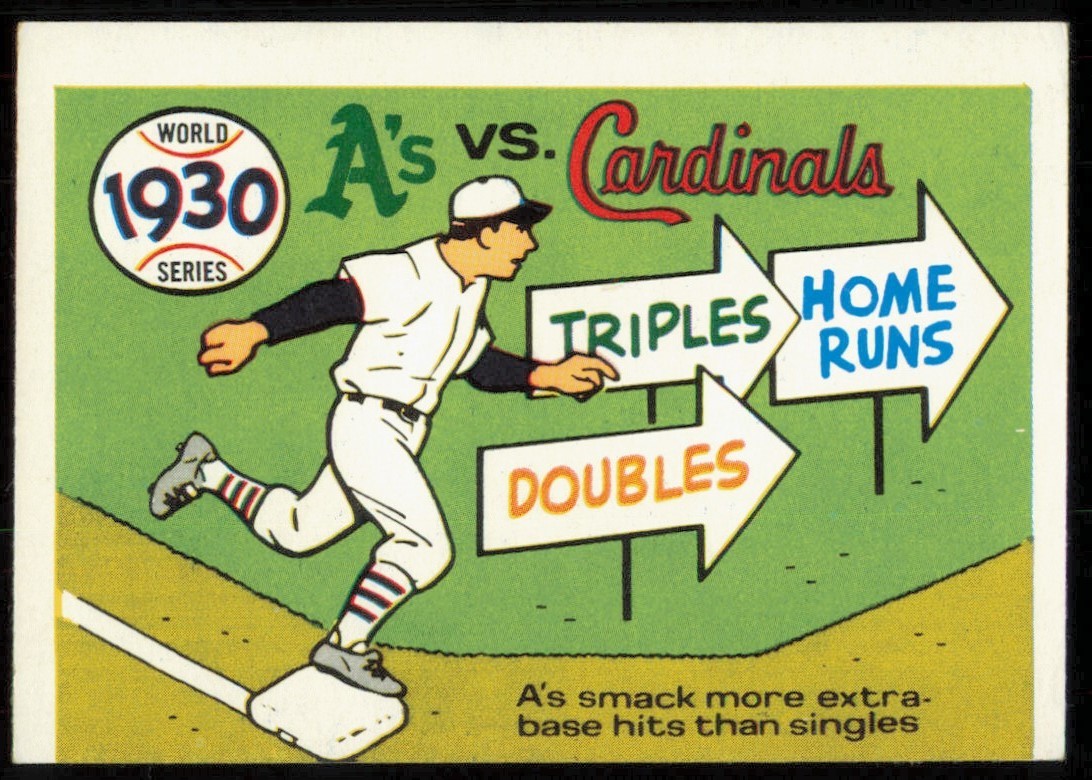 1930 A's, Cardinals #27 Baseball Cards 1970 Fleer World Series trading card — raw and PSA graded price guide