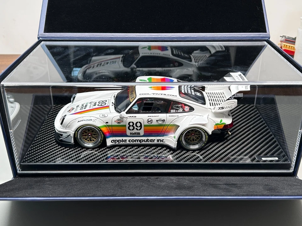 TGM Model 1/18 Porsche RWB 964 White apple Resin Model Car--89# - Image 2 of 4