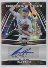 2022 Panini Elite Extra Edition Hidden Gems Black Max Rajcic #HG-MR Auto 1k5