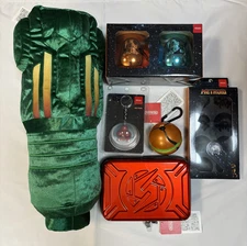 Set of 6 Nintendo Metroid Samus Cushion,Pouch,Glass,Keyring,Case,Silicone tray