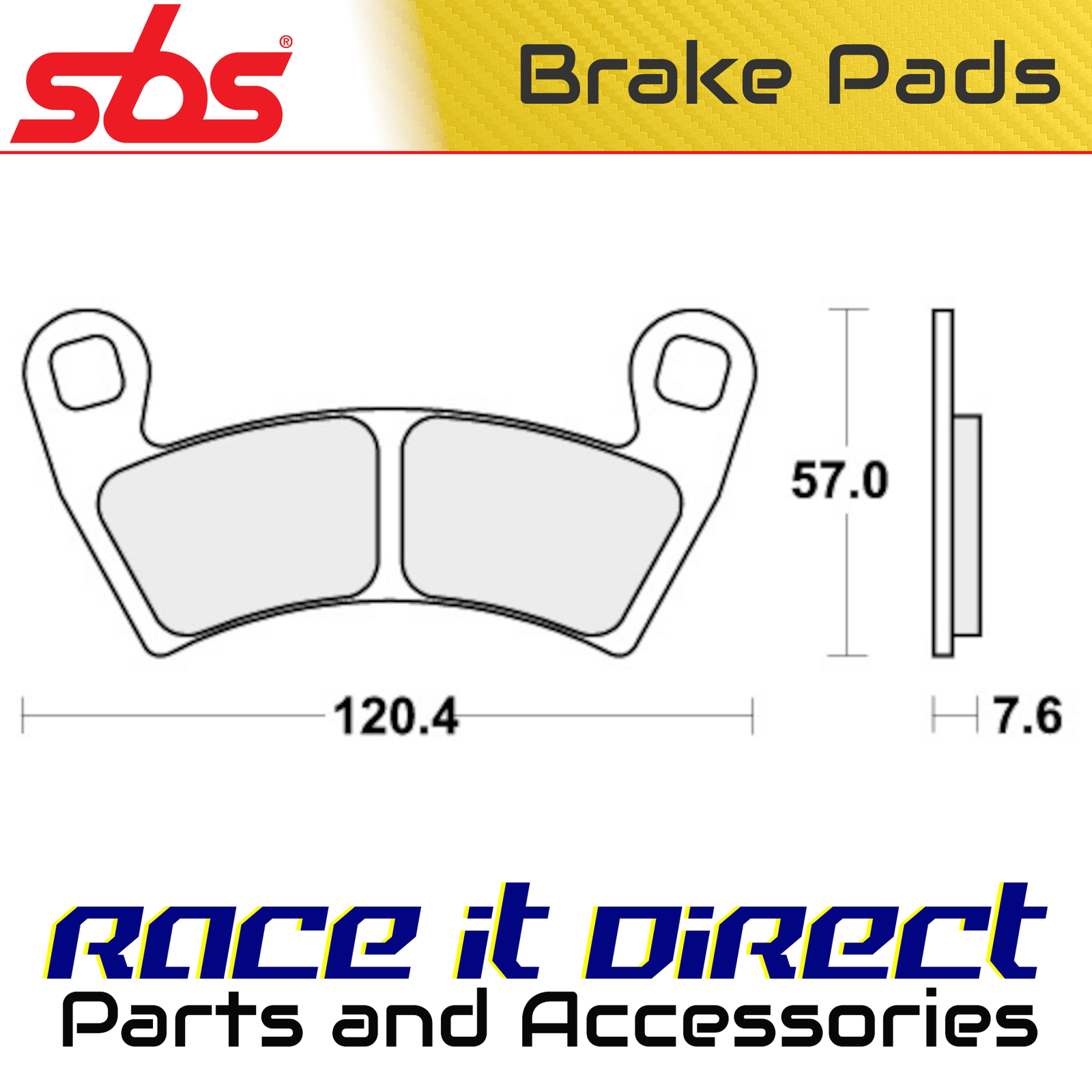 SBS 897ATS BRAKE PADS SINTER