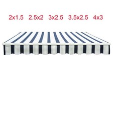 Image of Retractable Awning Manual Outdoor Garden Canopy Patio Sun Shade Shelter 8 Colour