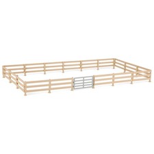 REVD 1/64 Wood-Look Fencing 6-Pack with Gate, 3D Printed, RVD1007