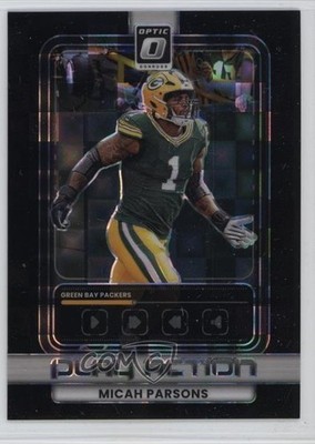 2025 Panini Donruss Optic Play Action Black Pandora Prizm /149 Micah Parsons 6m7