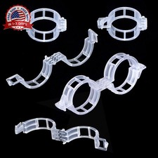 120Pcs Plant Support Clips, Plastic Trellis Plant Support Clips for Support, Gar