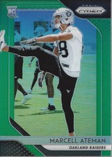 2018 Panini Prizm Prizms Green #288 Marcell Ateman - FB