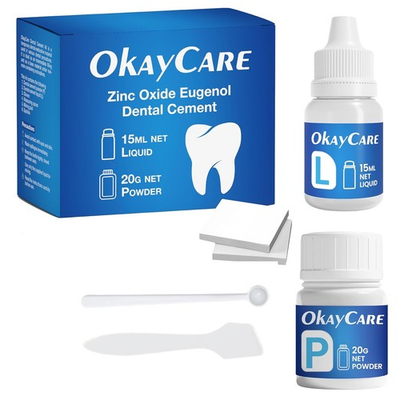 #ad Zinc Oxide Eugenol Dental Cement for Instant Tooth amp; Crown Repair Kit $56.32