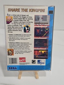 Amazing Spider-Man vs. The Kingpin (Sega CD, 1993) CIB w/Manual & Reg Card VGC