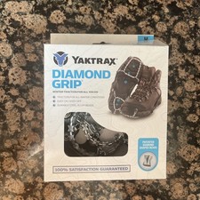 Yaktrax Diamond Grip Winter Traction - Boots Shoes Snow Ice 08531 - Medium