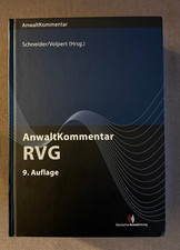 AnwaltKommentar RVG: Schneider/Volpert RVG Ko...